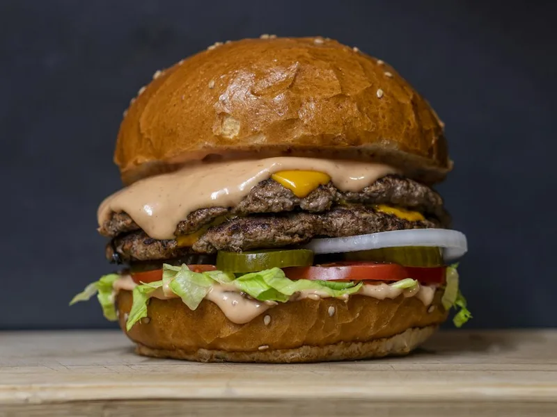 Sizzling Beef Burger (Imported)